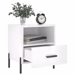 VidaXL 827457 nightstand/bedside table White