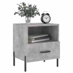 VidaXL 827461 nightstand/bedside table Concrete colour - Additional view 4