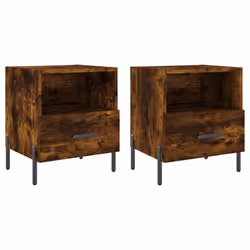 VidaXL 827463, Oak, Iron, Wood, 400 mm, 350 mm, 475 mm, 2 pc(s)