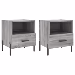 VidaXL 827465, Oak, Iron, Wood, 400 mm, 350 mm, 475 mm, 2 pc(s)