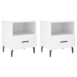 VidaXL 827469 nightstand/bedside table White