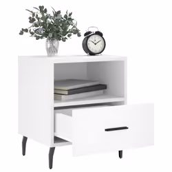 VidaXL 827469 nightstand/bedside table White