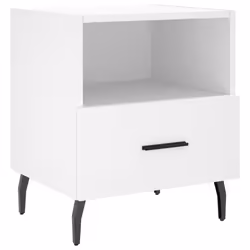 VidaXL 827469 nightstand/bedside table White - Additional view 6