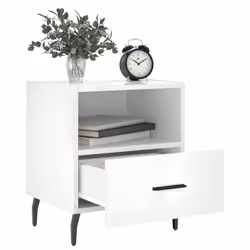 VidaXL 827473 nightstand/bedside table White