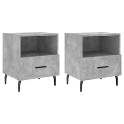 VidaXL 827477 nightstand/bedside table Concrete colour