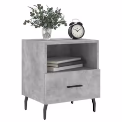 VidaXL 827477 nightstand/bedside table Concrete colour - Additional view 4