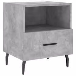 VidaXL 827477 nightstand/bedside table Concrete colour - Additional view 6