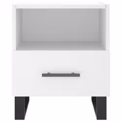 VidaXL 827484 nightstand/bedside table White - Additional view 4