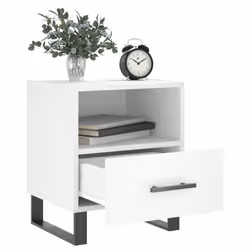 VidaXL 827484 nightstand/bedside table White - Additional view 7