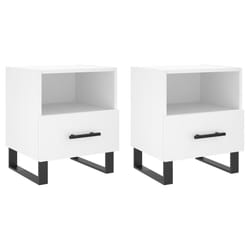 VidaXL 827485 nightstand/bedside table White