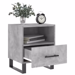 VidaXL 827493 nightstand/bedside table Concrete colour