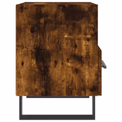 vidaXL Bedside Cabinets Side Table Nightstand 2 pcs Sonoma Oak Engineered Wood - smoked oak, 1 pcs - Additional view 4