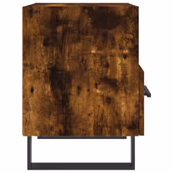 vidaXL Bedside Cabinets Side Table Nightstand 2 pcs Sonoma Oak Engineered Wood - smoked oak, 2 pcs - Additional view 7