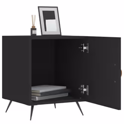VidaXL 827503 nightstand/bedside table Black