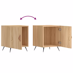 VidaXL 827506 nightstand/bedside table Oak - Additional view 7