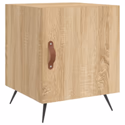 VidaXL 827507, Oak, Iron, Polyurethane (PU), Wood, 400 mm, 400 mm, 500 mm, 2 pc(s)
