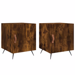 VidaXL 827511, Oak, Iron, Polyurethane (PU), Wood, 400 mm, 400 mm, 500 mm, 2 pc(s)