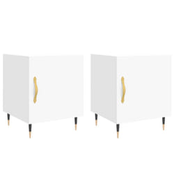 VidaXL 827517 nightstand/bedside table White