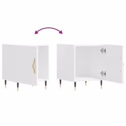 VidaXL 827517 nightstand/bedside table White - Additional view 8