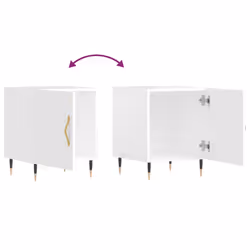 VidaXL 827521 nightstand/bedside table White - Additional view 8