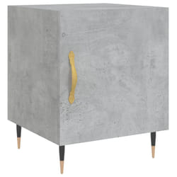 VidaXL 827524 nightstand/bedside table Concrete colour