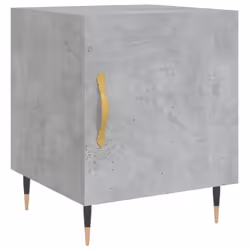 VidaXL 827525, Concrete colour, Iron, Wood, 400 mm, 400 mm, 500 mm, 2 pc(s)