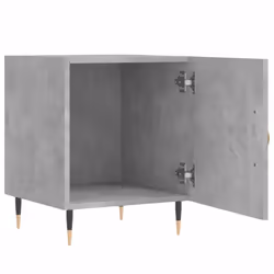 VidaXL 827525 nightstand/bedside table Concrete colour