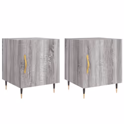 VidaXL 827529, Oak, Iron, Wood, 400 mm, 400 mm, 500 mm, 2 pc(s)