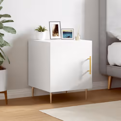 VidaXL 827532 nightstand/bedside table White