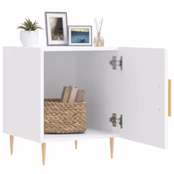 VidaXL 827532 nightstand/bedside table White