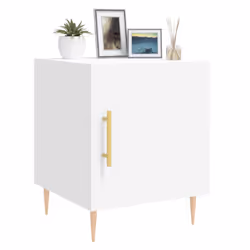 VidaXL 827532 nightstand/bedside table White - Additional view 4