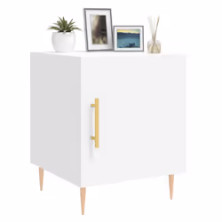 VidaXL 827533 nightstand/bedside table White - Additional view 4