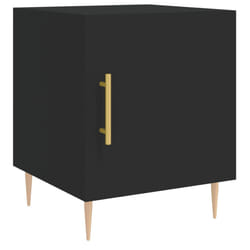 VidaXL 827534 nightstand/bedside table Black