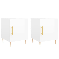 VidaXL 827537 nightstand/bedside table White