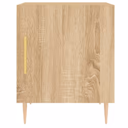 vidaXL Bedside Cabinets Side Table Bedstand 2 pcs Grey Sonoma Engineered Wood - sonoma oak, 2 pcs - Additional view 5