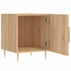 vidaXL Bedside Cabinets Side Table Bedstand 2 pcs Grey Sonoma Engineered Wood - sonoma oak, 2 pcs - Additional view 7