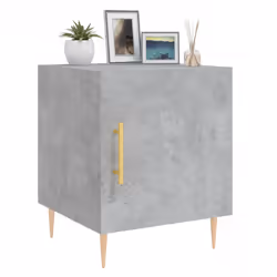 VidaXL 827541 nightstand/bedside table Concrete colour - Additional view 4