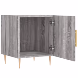 vidaXL Bedside Cabinets Side Table Bedstand 2 pcs Grey Sonoma Engineered Wood - grey sonoma, 1 pcs - Additional view 4