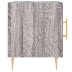 vidaXL Bedside Cabinets Side Table Bedstand 2 pcs Grey Sonoma Engineered Wood - grey sonoma, 1 pcs - Additional view 6
