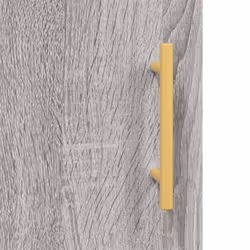 vidaXL Bedside Cabinets Side Table Bedstand 2 pcs Grey Sonoma Engineered Wood - grey sonoma, 1 pcs - Additional view 9