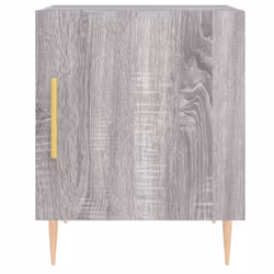 vidaXL Bedside Cabinets Side Table Bedstand 2 pcs Grey Sonoma Engineered Wood - Additional view 5