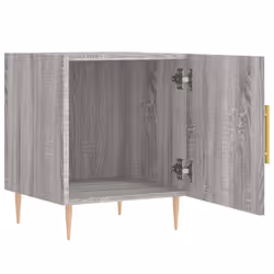 vidaXL Bedside Cabinets Side Table Bedstand 2 pcs Grey Sonoma Engineered Wood - Additional view 7