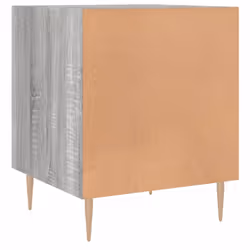vidaXL Bedside Cabinets Side Table Bedstand 2 pcs Grey Sonoma Engineered Wood - Additional view 9