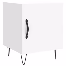 VidaXL 827548, White, Iron, Wood, 400 mm, 400 mm, 500 mm, 1 pc(s)