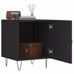 VidaXL 827550 nightstand/bedside table Black