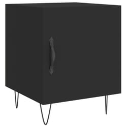 VidaXL 827551 nightstand/bedside table Black