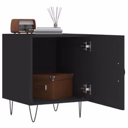 VidaXL 827551 nightstand/bedside table Black