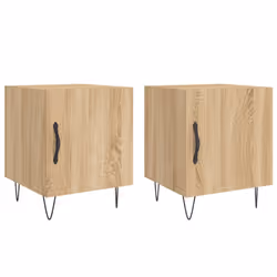VidaXL 827555, Oak, Iron, Wood, 400 mm, 400 mm, 500 mm, 2 pc(s)