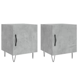 VidaXL 827557 nightstand/bedside table Concrete colour