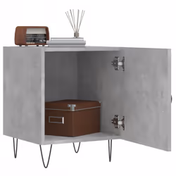 VidaXL 827557 nightstand/bedside table Concrete colour